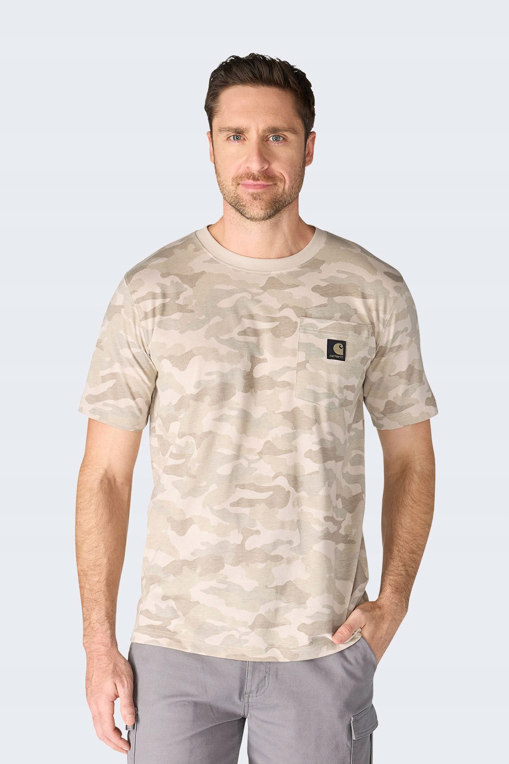 Tričko Carhartt Irvine Relaxed Camo