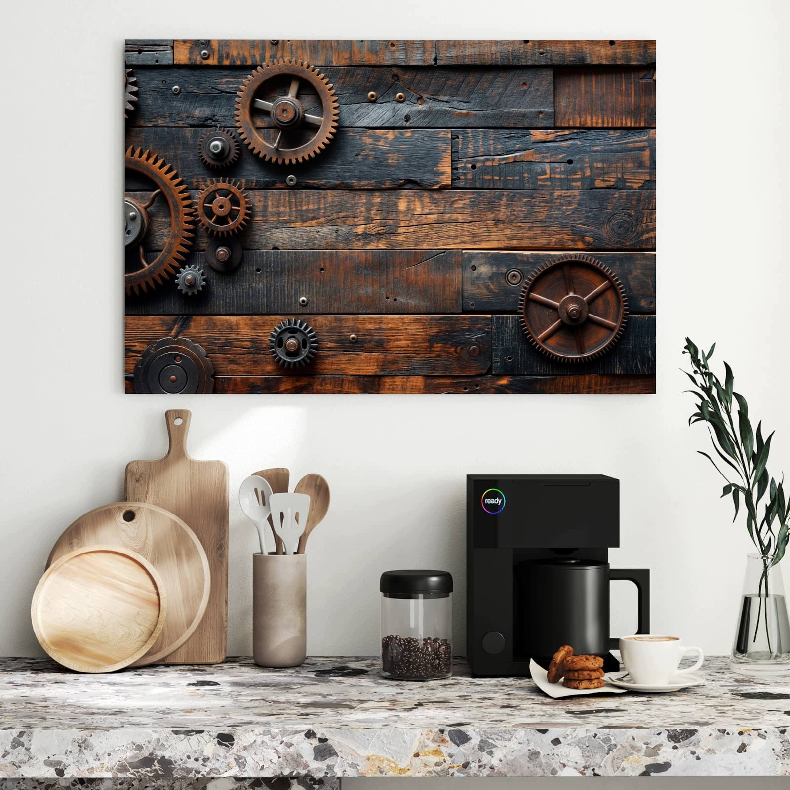 Magnetická tabule Dřevo Zebatki 90 × 60 cm