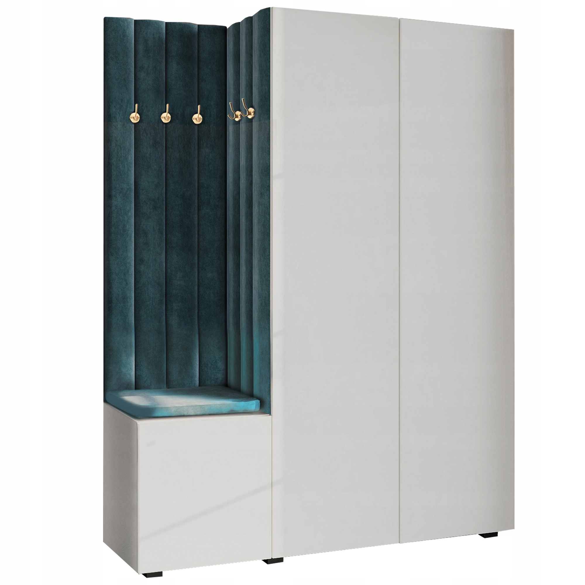 Šatna Předsíň Do Předsíně S Sedákem Bílá 146 Pto Zlatá 75