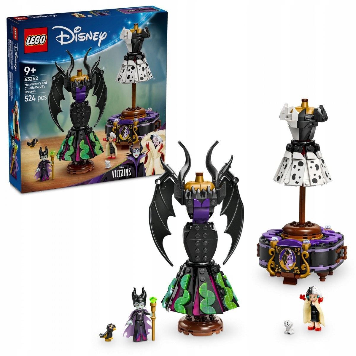 Lego Stavebnice Disney 43262 Šaty Zloby a Cruelly de Vil