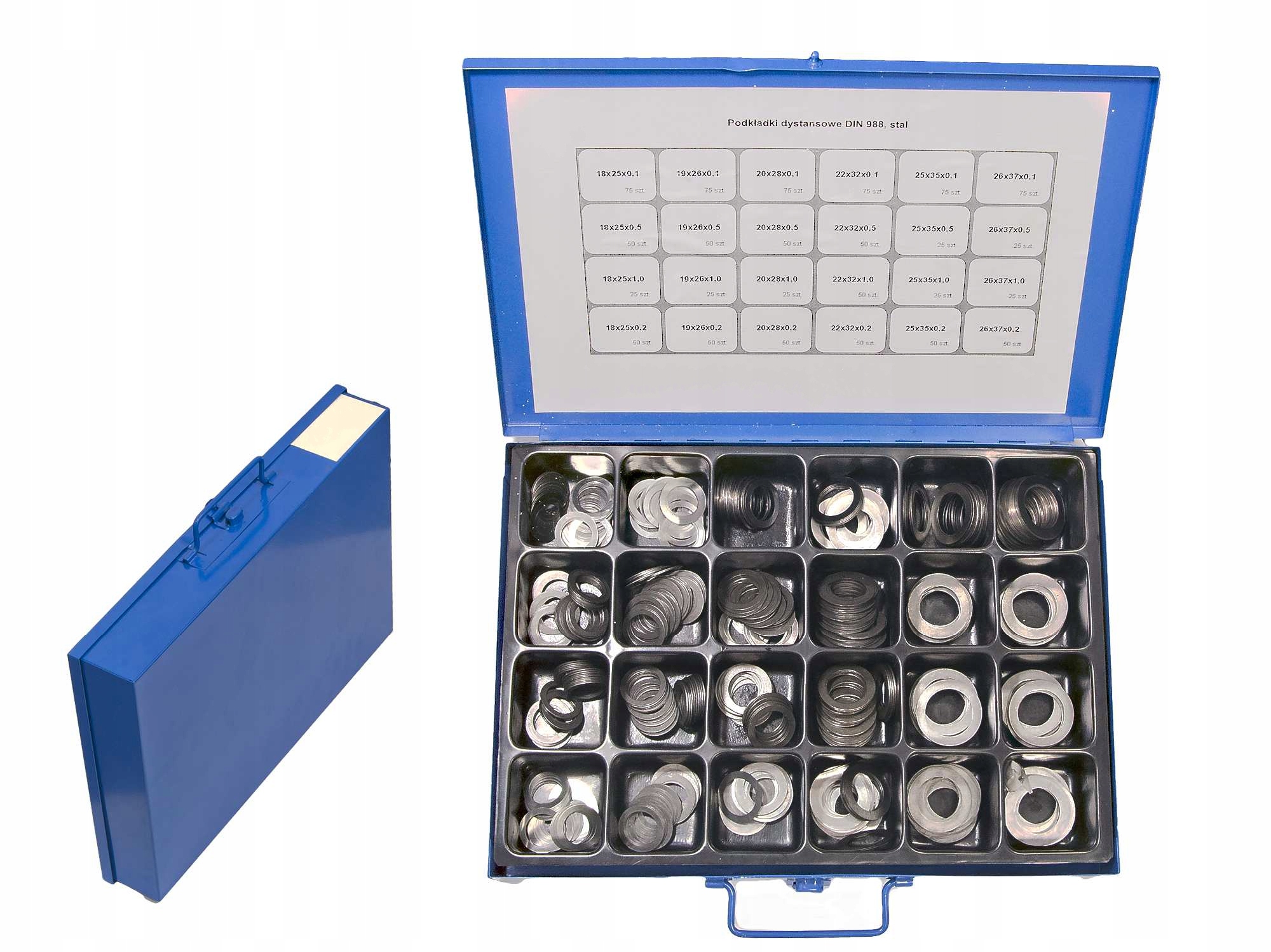 ZESTAW PODKŁADEK DYSTANSOWYCH 1175 SZTUK