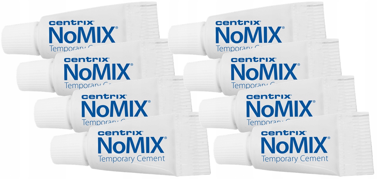 

Nomix Cement Tymczasowy Tubka 0.5G 8 Sztuk