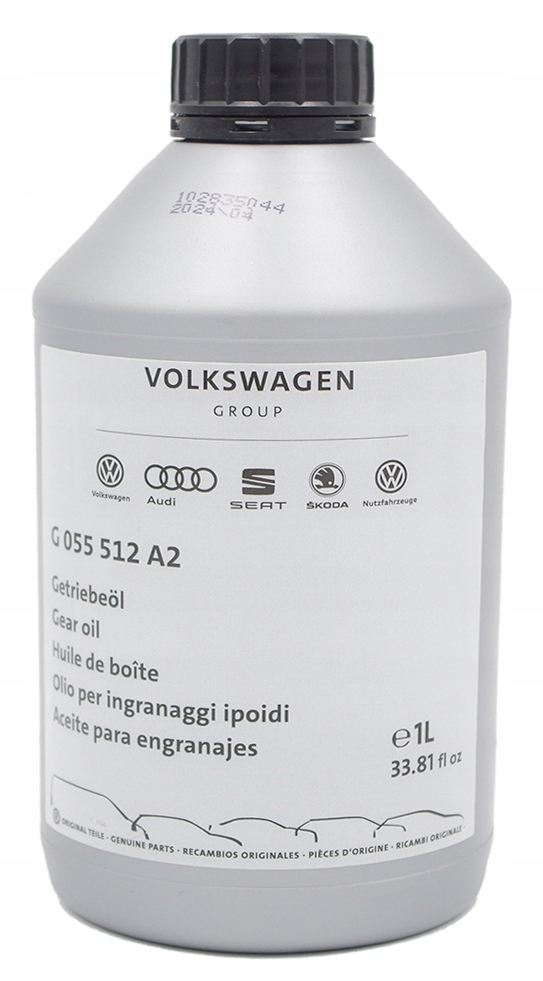 Oryginalny olej przekładniowy VW G055512A2