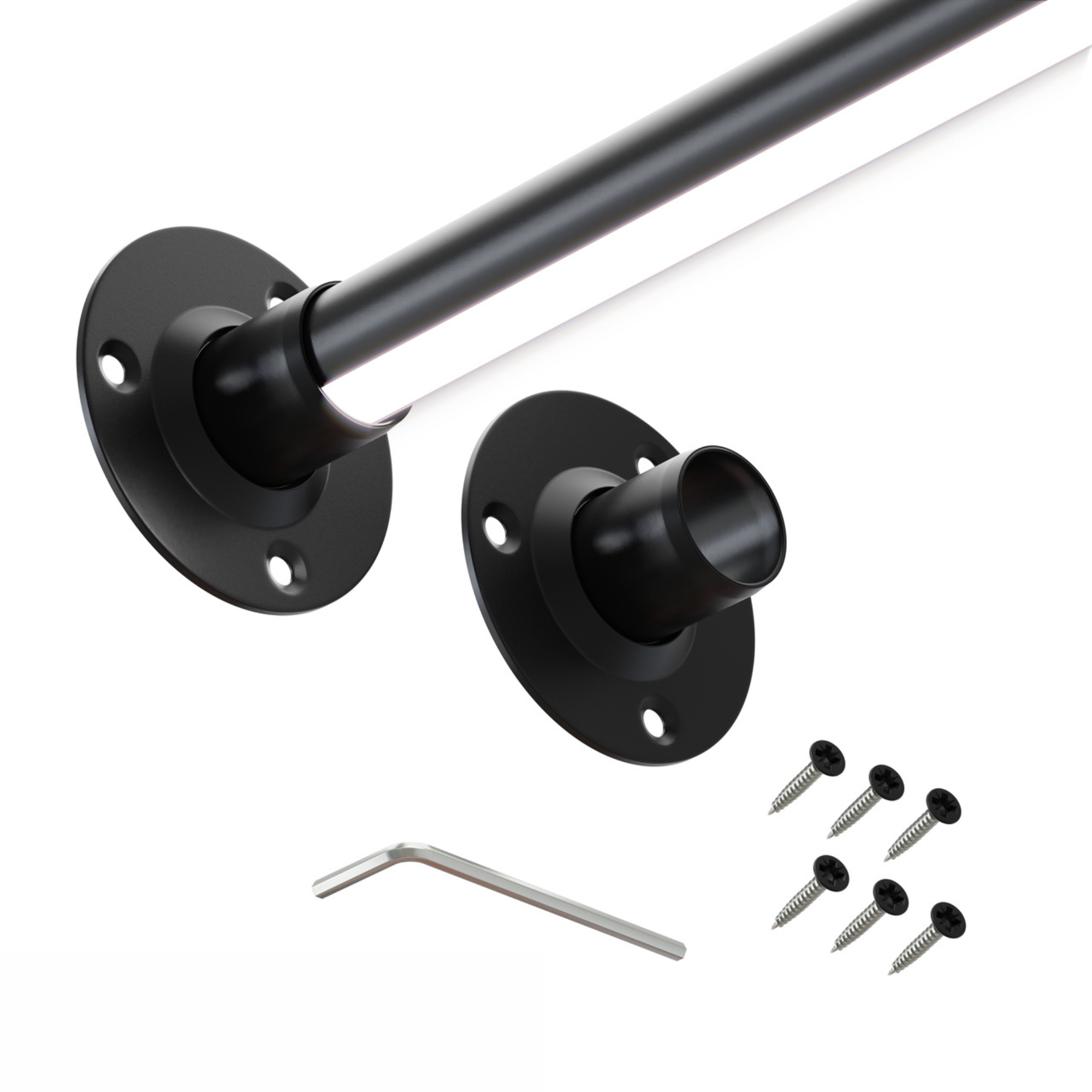 Tyč do skříně Classic Led Pro III černá 200 cm