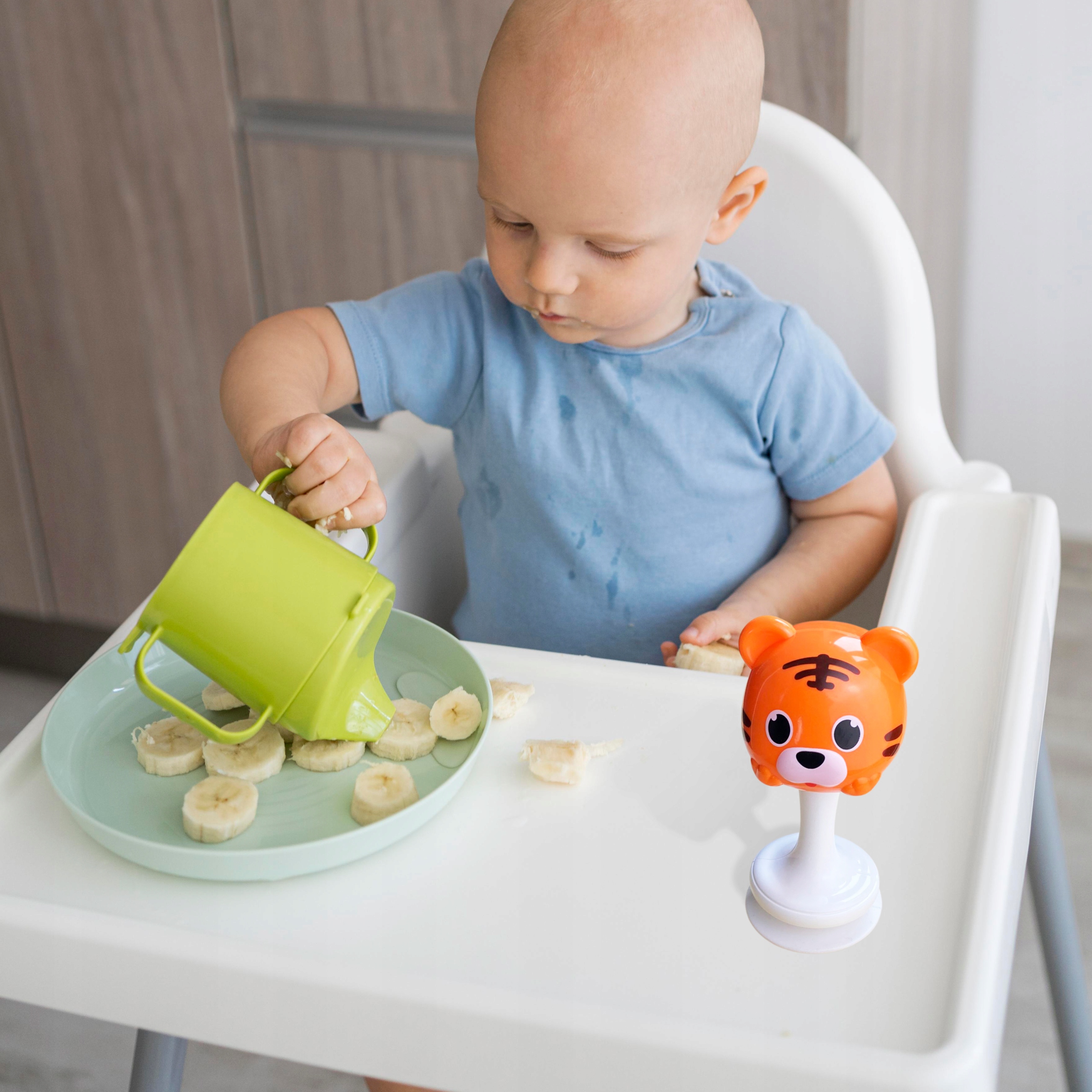 WOOPIE BABY GRZECHOTKA Z PRZYSSAWKĄ TYGRYSEK Wiek dziecka 0 +