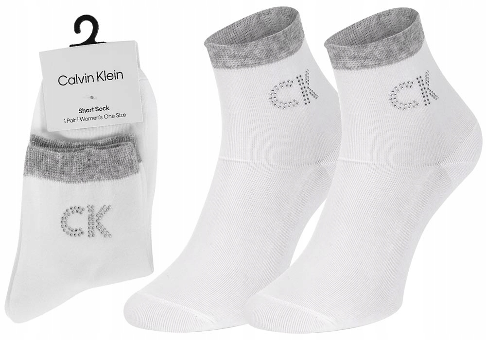 

Calvin Klein Skarpetki Stopki 1 Para White r.37-41