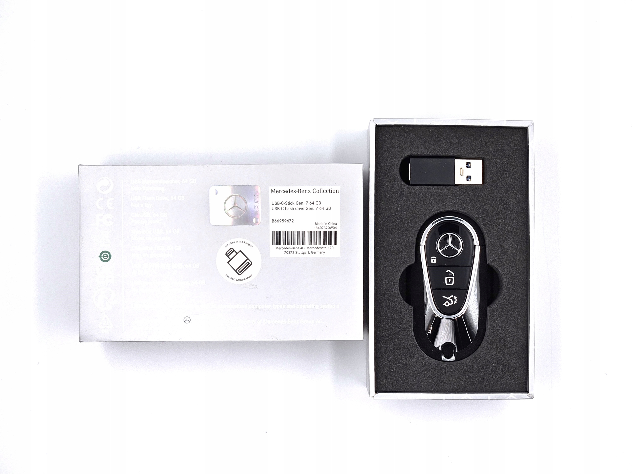 Pendrive kluczyk 64 GB Mercedes-Benz Collection (B66959672) Numer katalogowy producenta B66959672