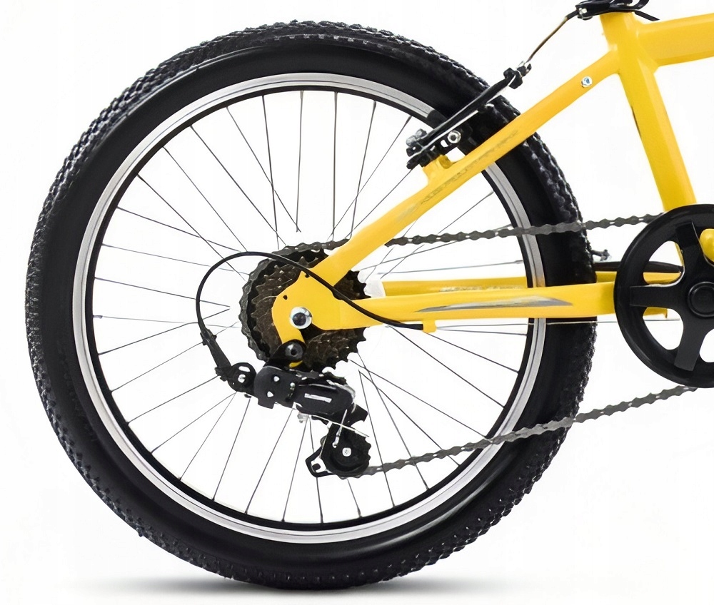 ВЕЛОСИПЕД ROMET RAMBLER KID 2 20 ДЮЙМОВ РАМА 10 ДИТЯЧА КОЛЕКЦІЯ 2024 ЖОВТИЙ