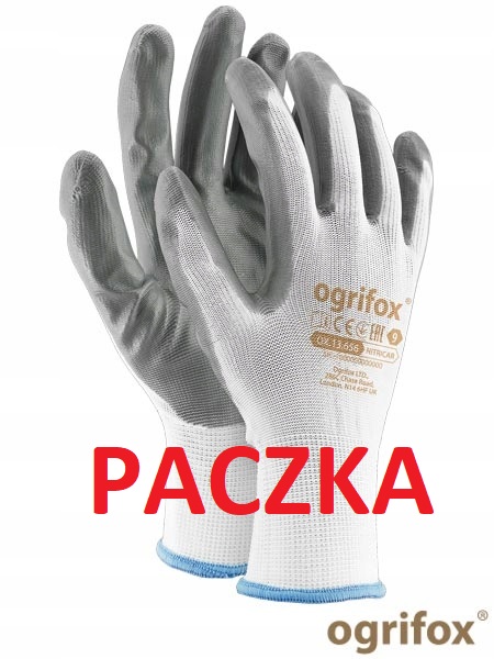 

Rękawice ochronne Ogrifox 12 Par rozmiar 9