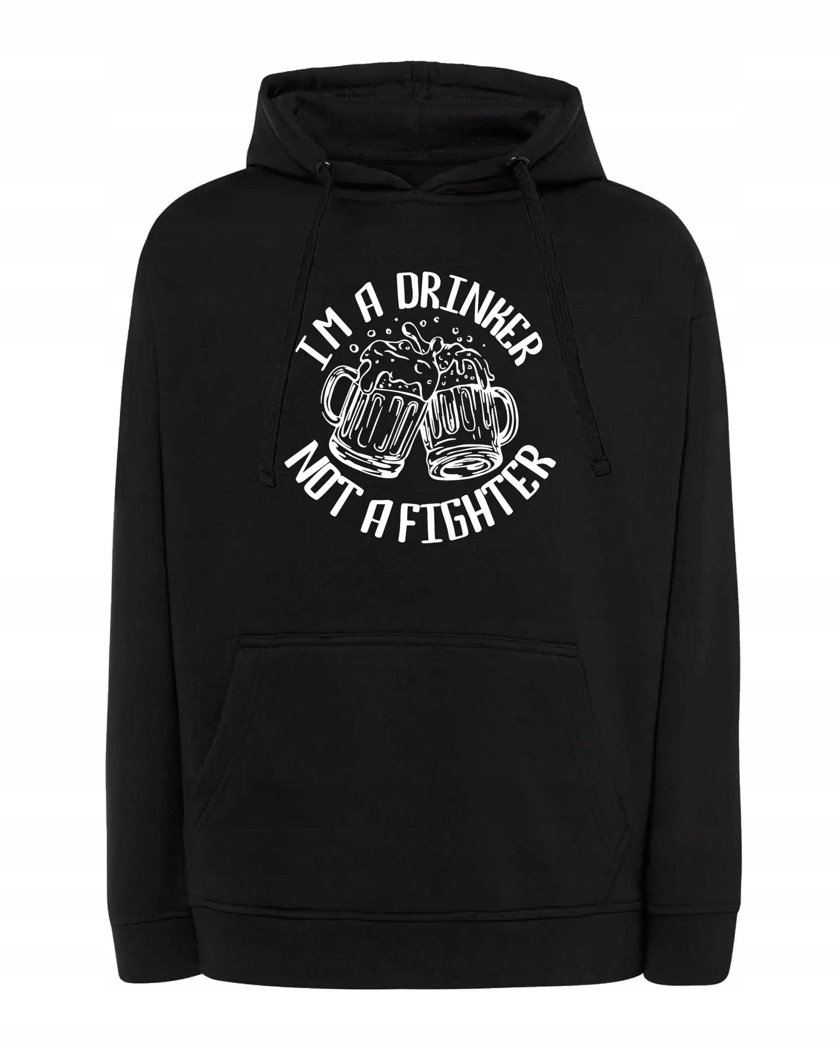 Mikina s kapucí Párty Pivo Chill Legrační Černá L