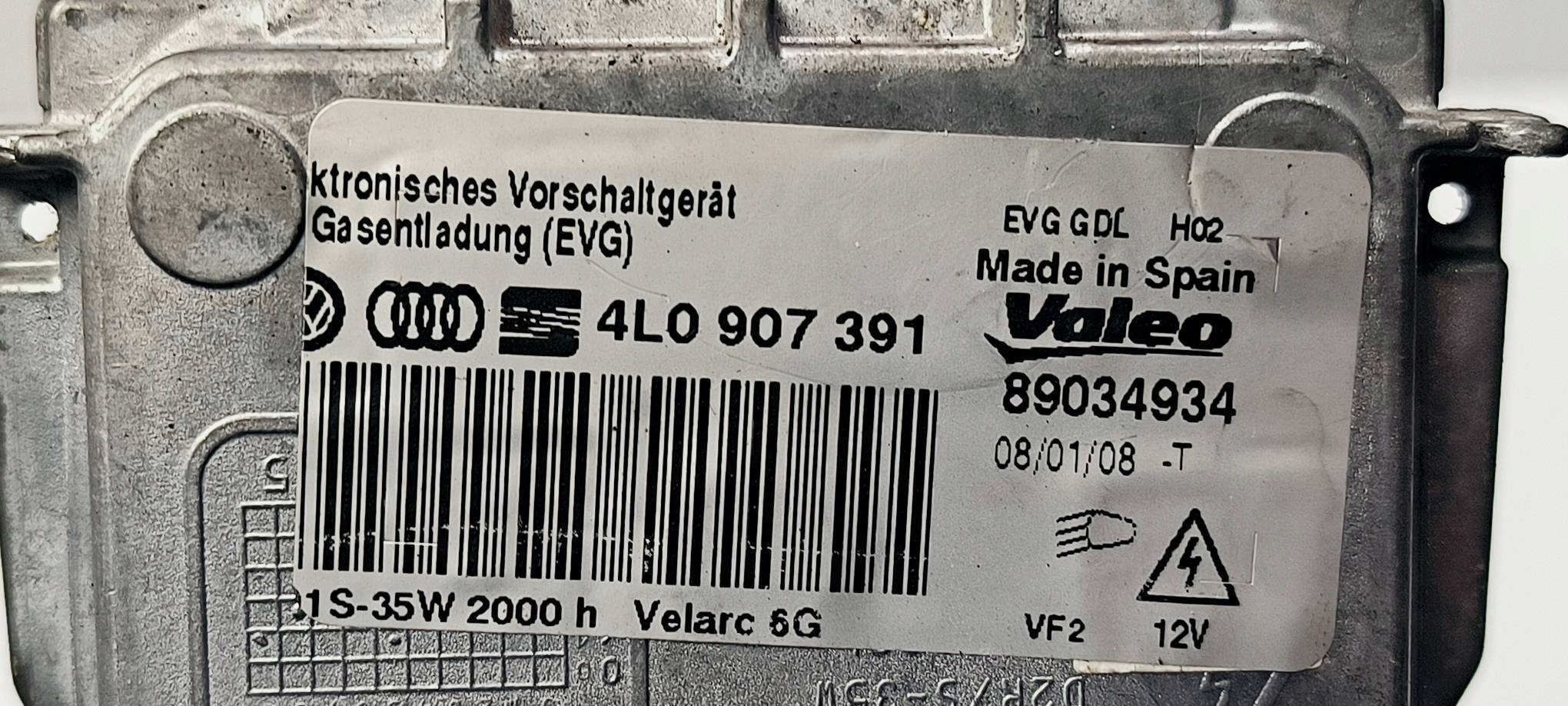 control unit 4L0907391 VOLKSWAGEN PHAETON LIFT
