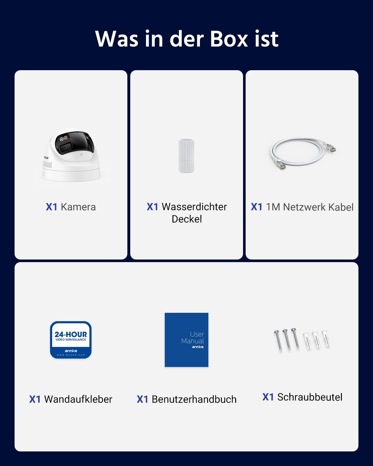 ANNKE Kamera Zewnętrzna PoE 6MP 180° Panorama AI IP67 2-Way Audio 24/7 — miniatura 6