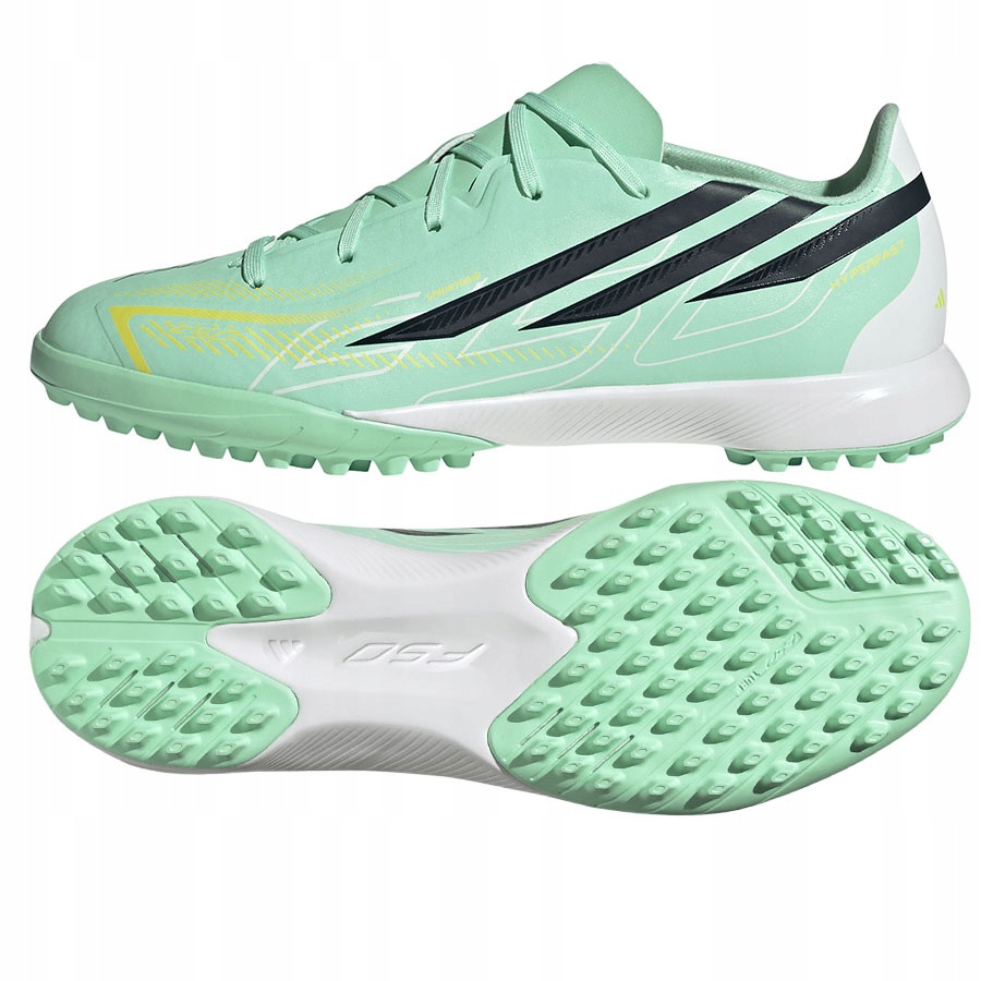 Boty adidas F50 Hyperfast League Jr Tf KK1320 zelené 38 2/3