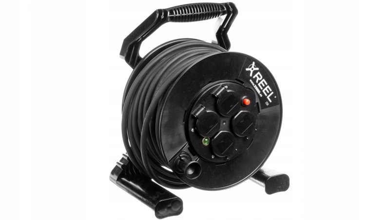 Przedłużacz bębnowy Xreel 40mb H05RR-F 3x2,5 IP44