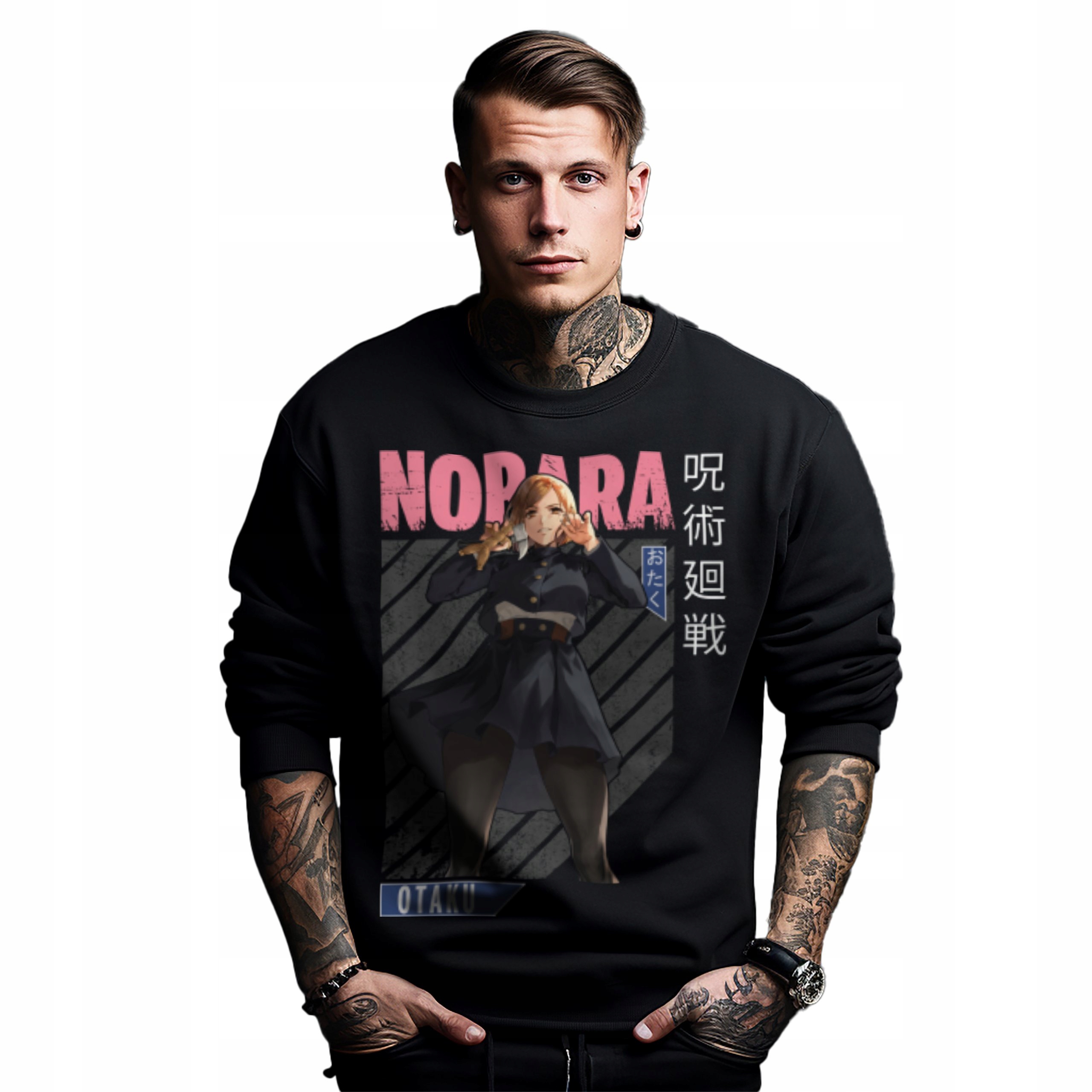 Mikina s potiskem Anime Nopara Otaku