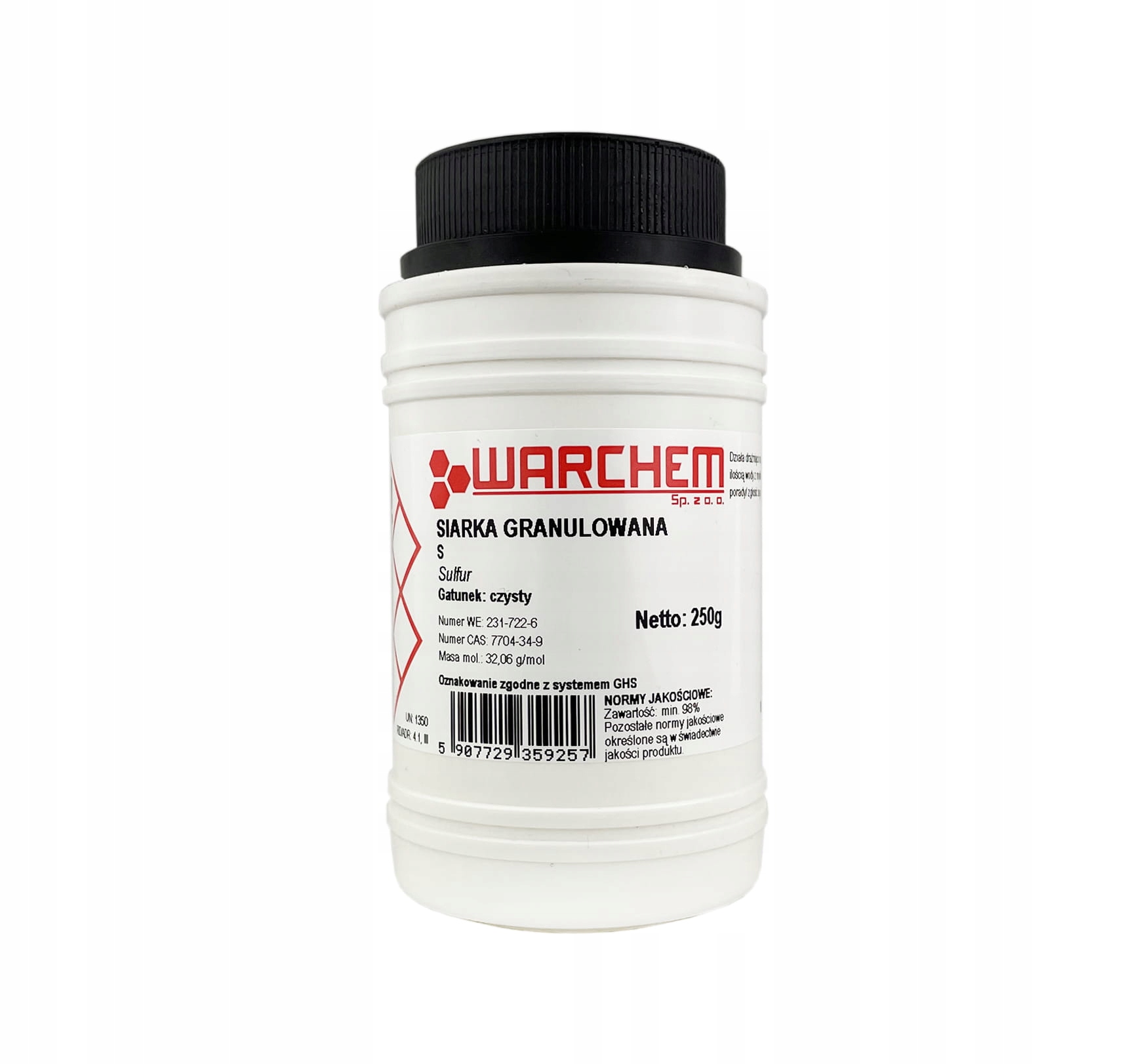 

Siarka Granulowana czysta 250g