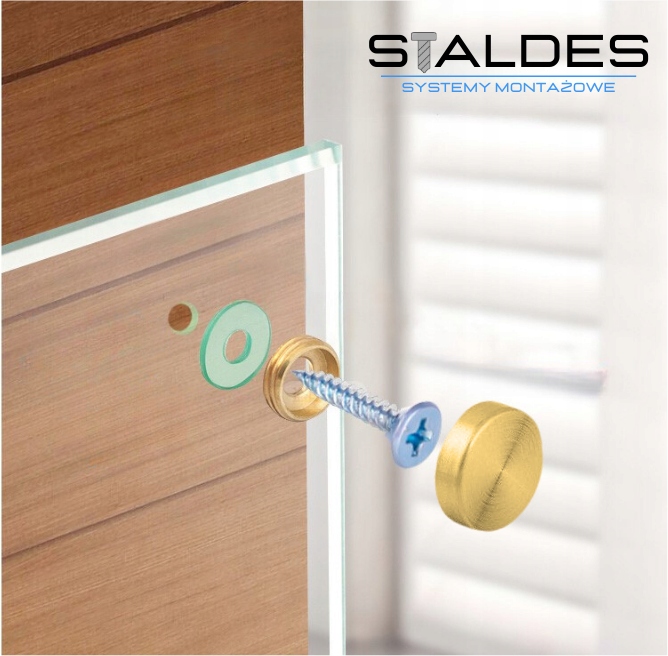 Zaślepka Maskownica Dekoracyjna Ozdobna ZŁOTY 16 Stan opakowania oryginalne