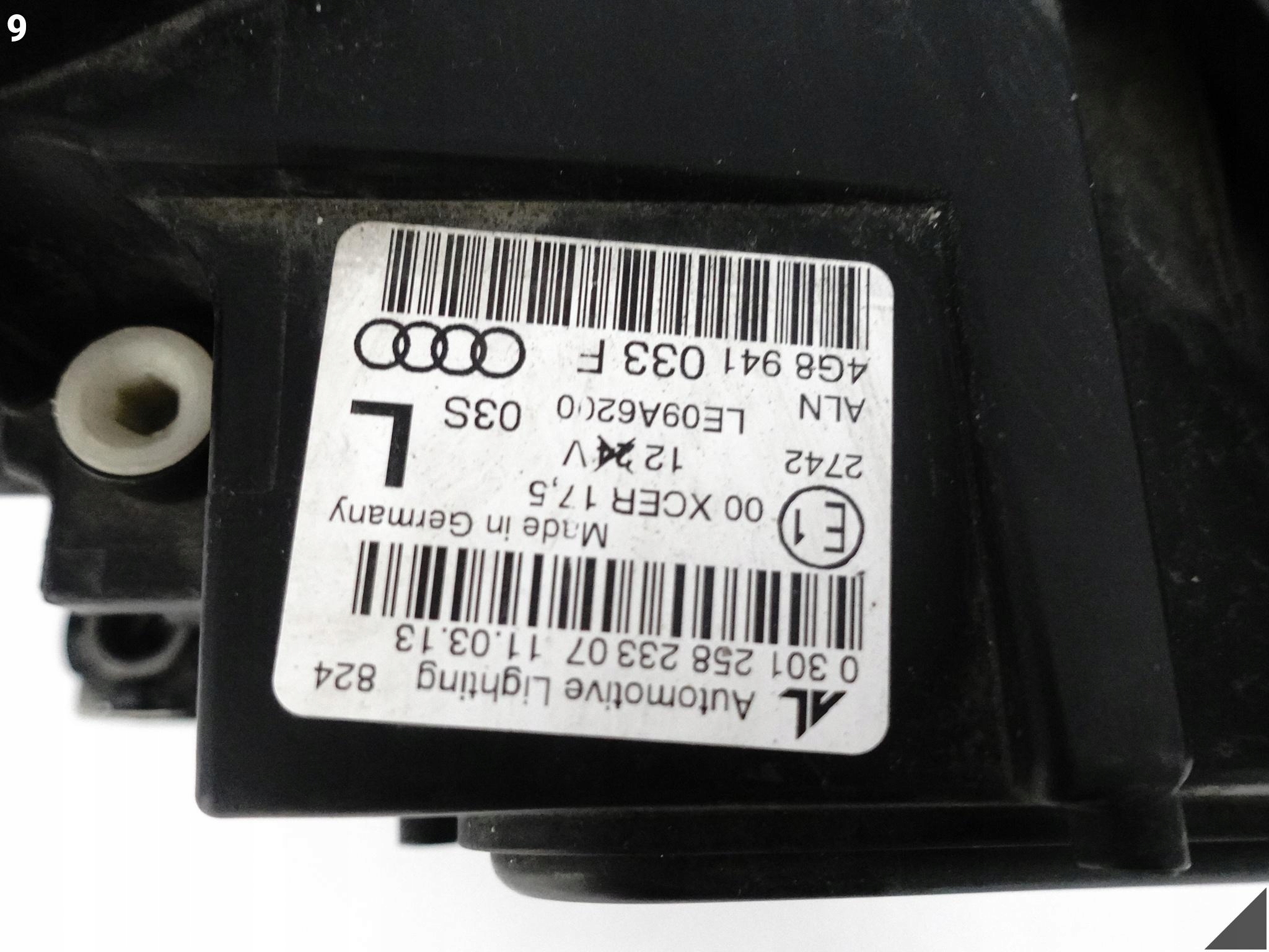 AUDI S7 RS7 4G8 C7 13-15 light left front FULL LED complete dark EUROPA