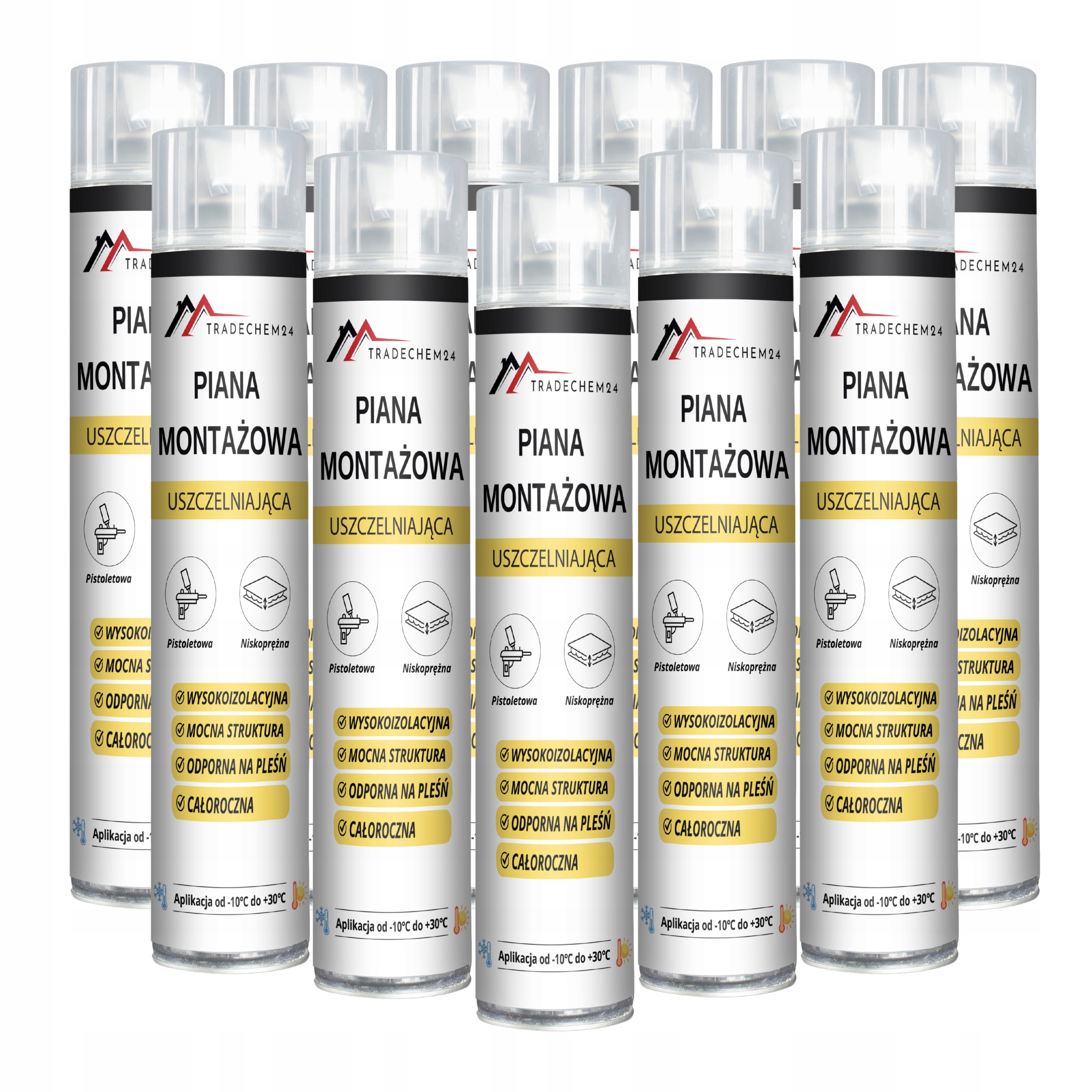 Montážní Pěna 750 ML Nízkotlaká Rychle Sychnou Plnicí Pěna