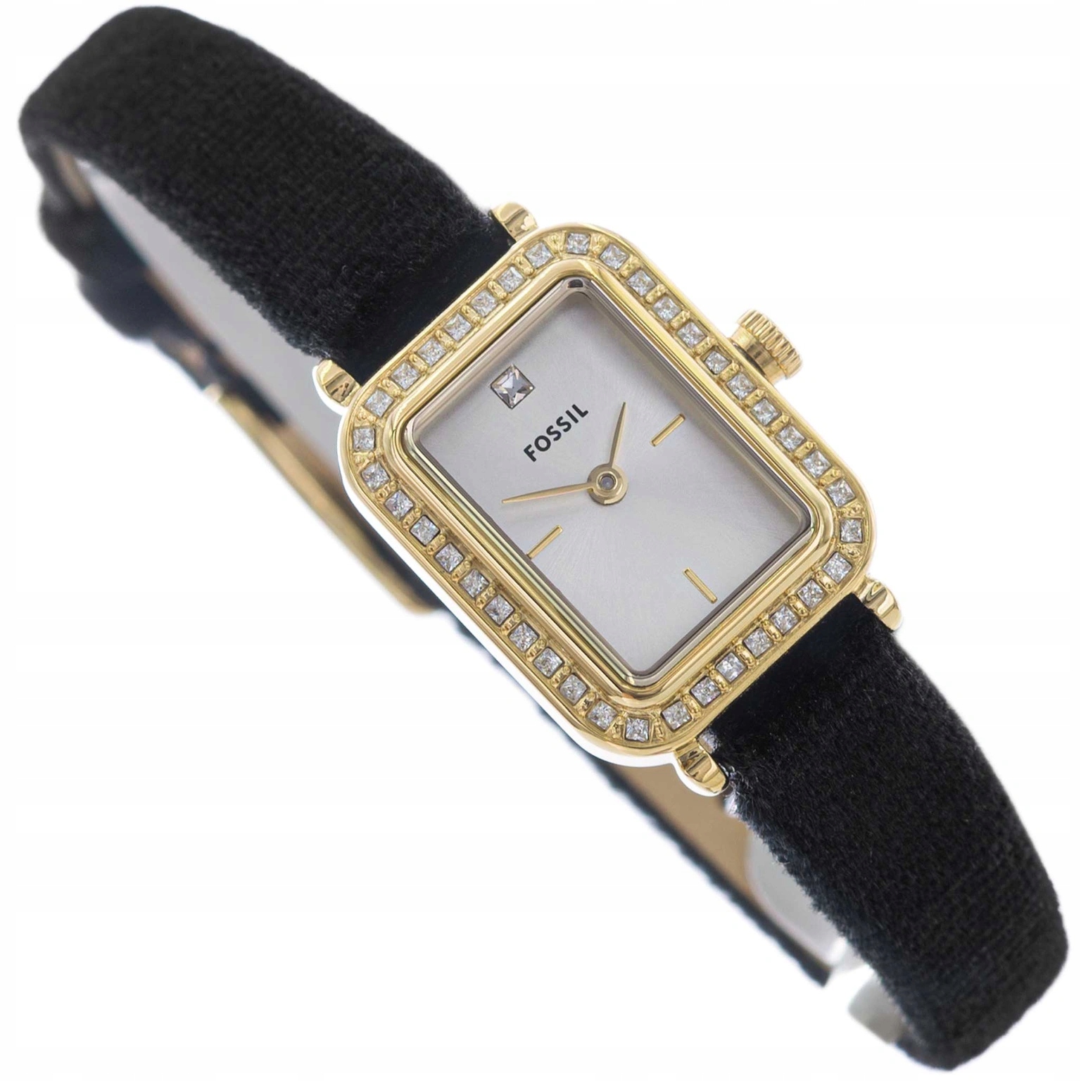 Dámské Hodinky Fossil ES5437 Raquel Mini Stříbrné Na Řemínku Elegantní Datum