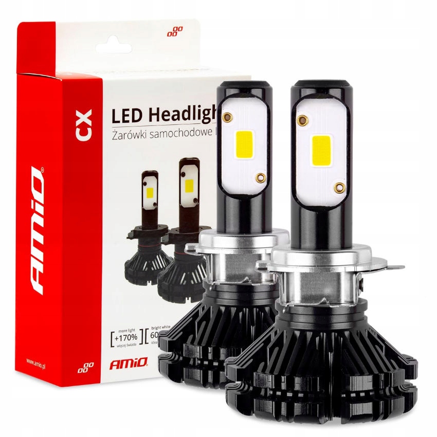 Світлодіодна лампа H7 з адаптером H7-1 DRL kpl. 2 шт.