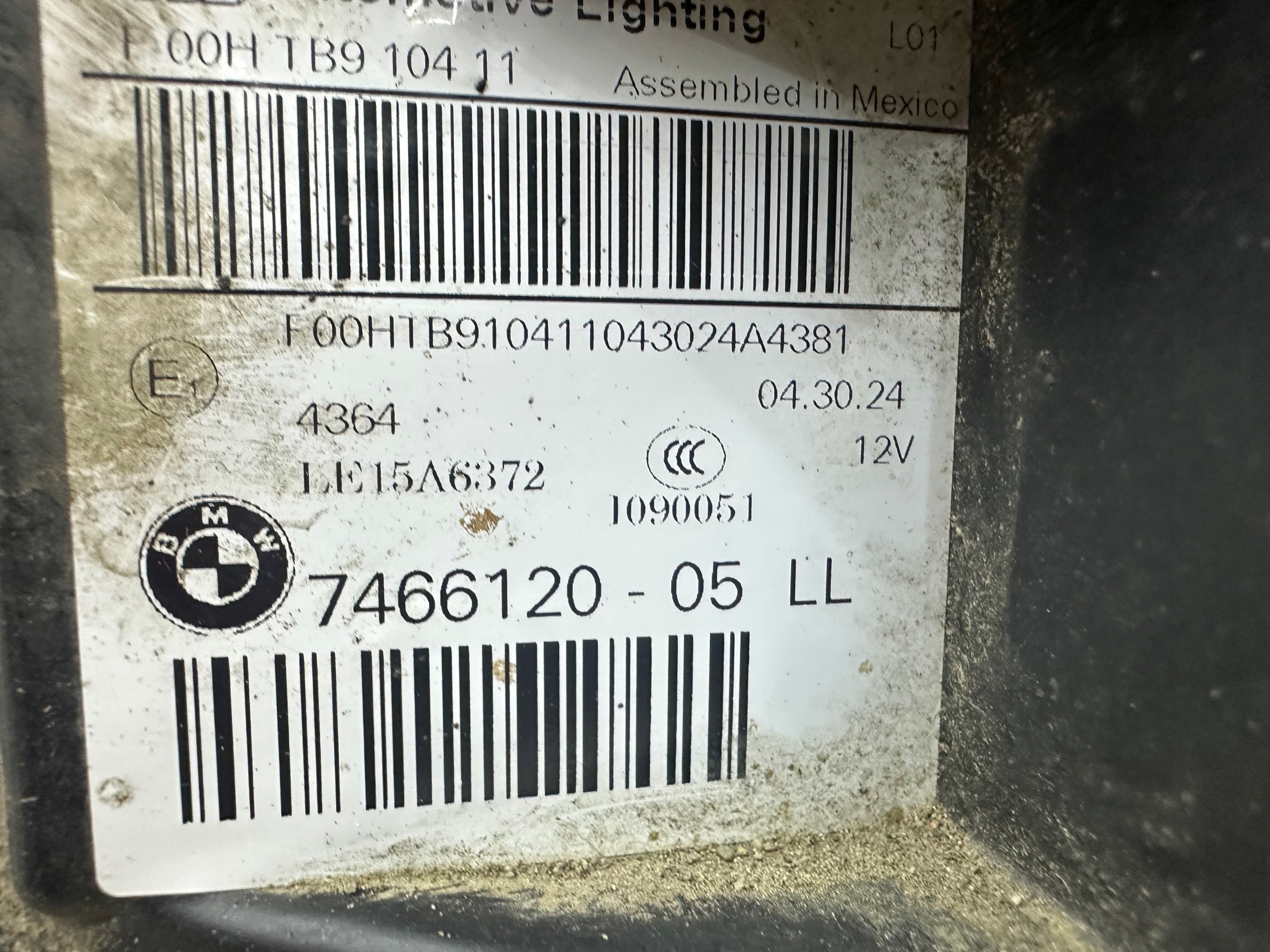 light right BMW X3 G01 X4 G02 Full Led Adaptive 7466120-05