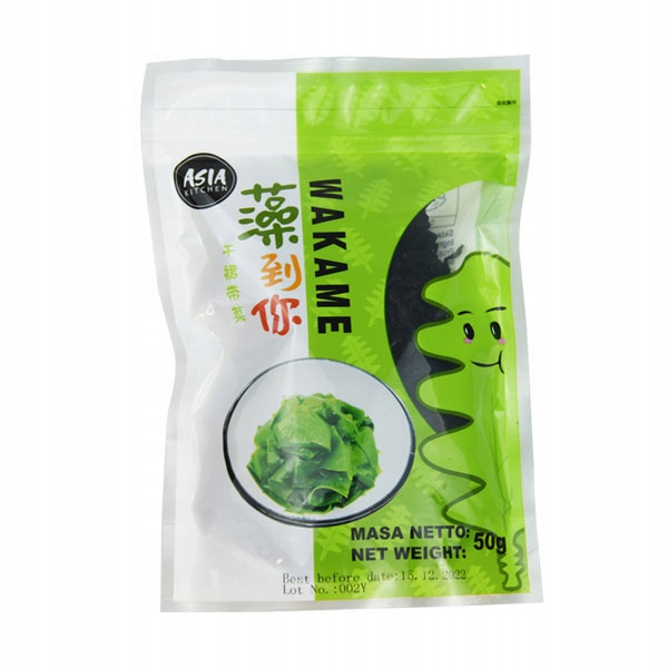 

Wodorosty wakame algi morskie 50g sushi Asia Kitch