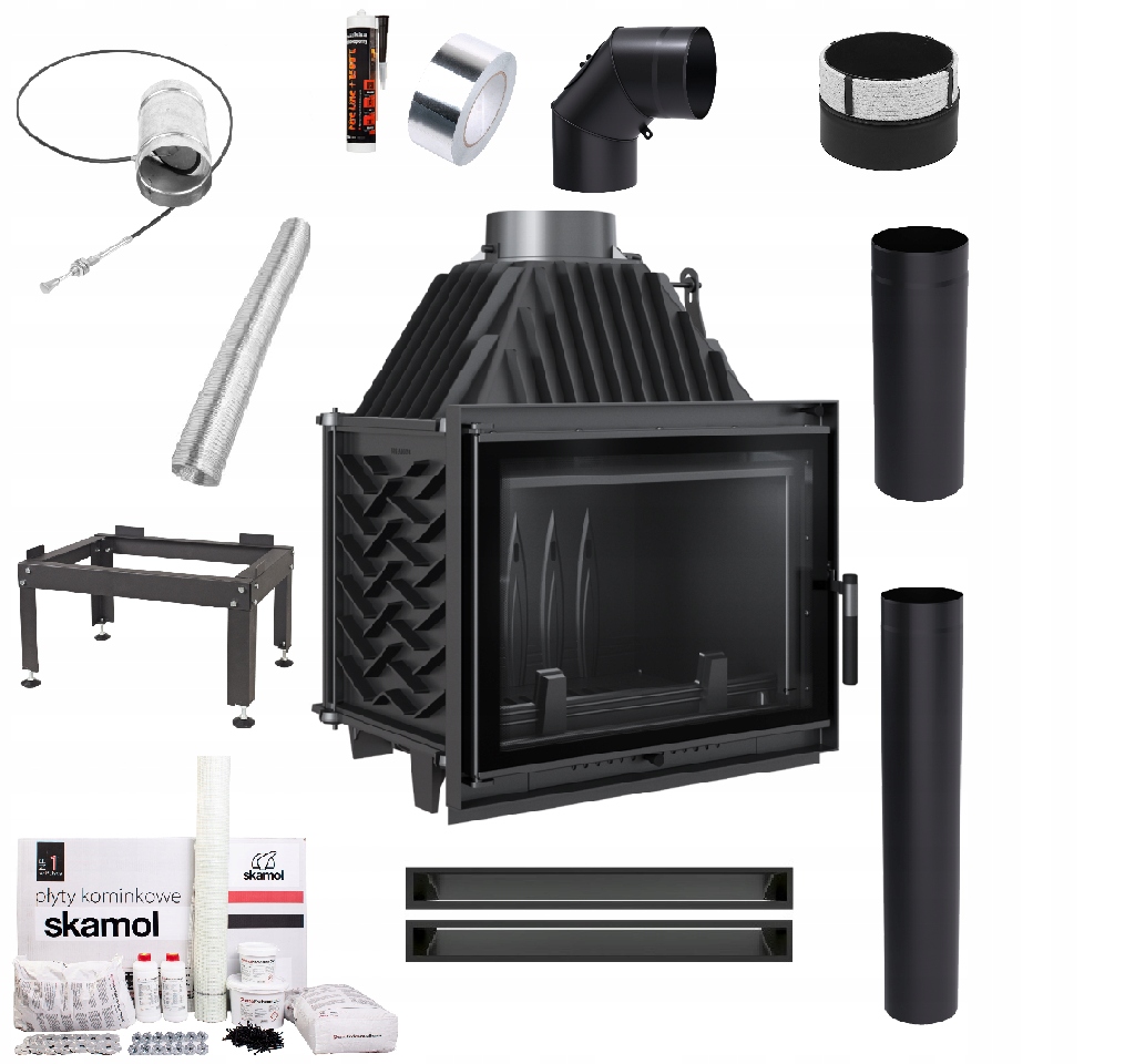 Krbová Vložka Krbová Zuzia 12 Deco Eko Sada
