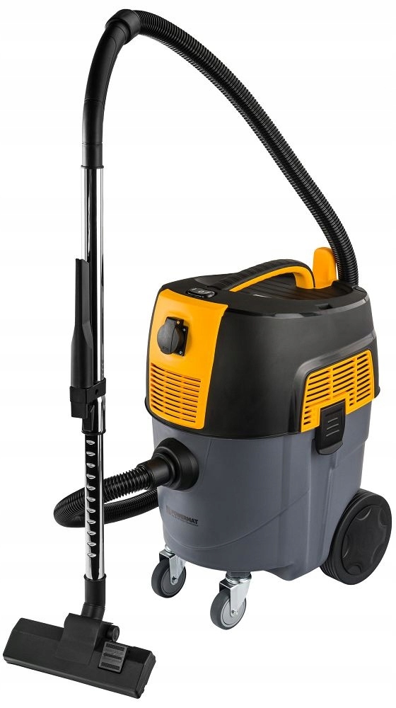 Vysavač Powermat 1600W Zásuvka Nádrž Pro Dílnu/garáž