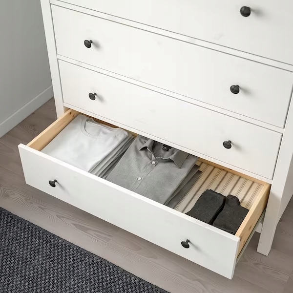 IKEA HEMNES komoda 6 szuflad SZARA BEJCA 108x131cm Kod producenta 80392462