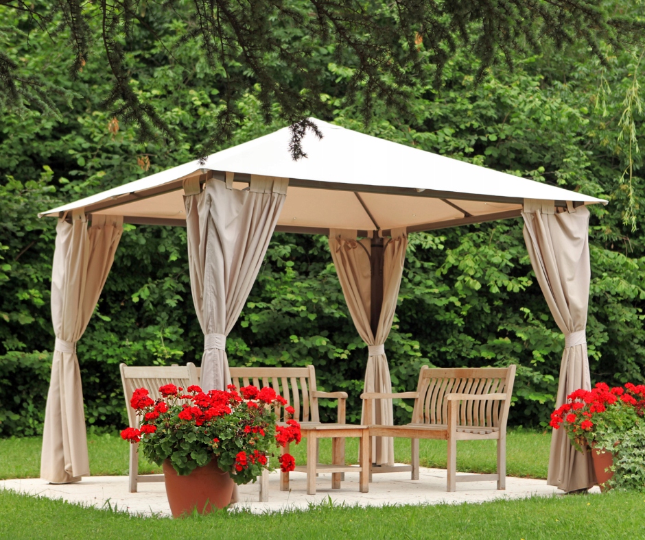 Zasłona ogrodowa wodoodporna 155x200 cm JASNY BEŻ zasłony na taras altanę Sezon letni