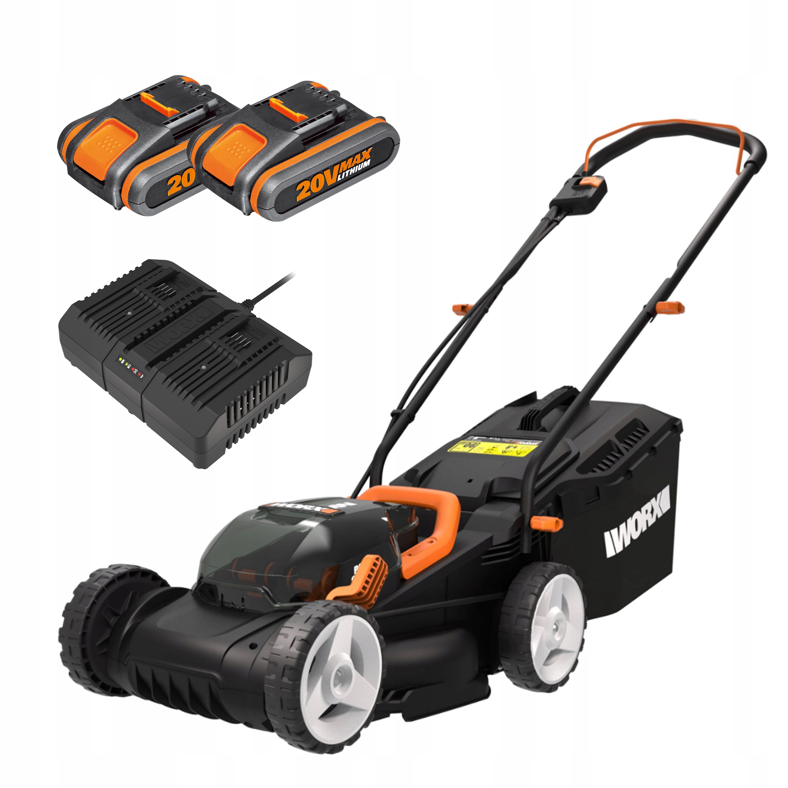 Kosiarka akumulatorowa Worx WG779E 34cm 2x2,5Ah