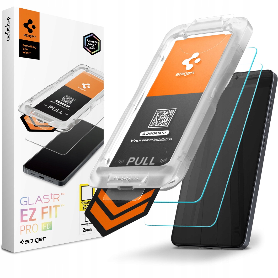 Szkło Hartowane Spigen Glas. tr 'Ez Fit Pro Ac' Hd 2- Pack Galaxy S26+