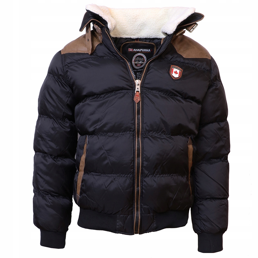 Anapurna bunda pánská Aveo Men Ana 001 zimní odnímací kožešinka L černá