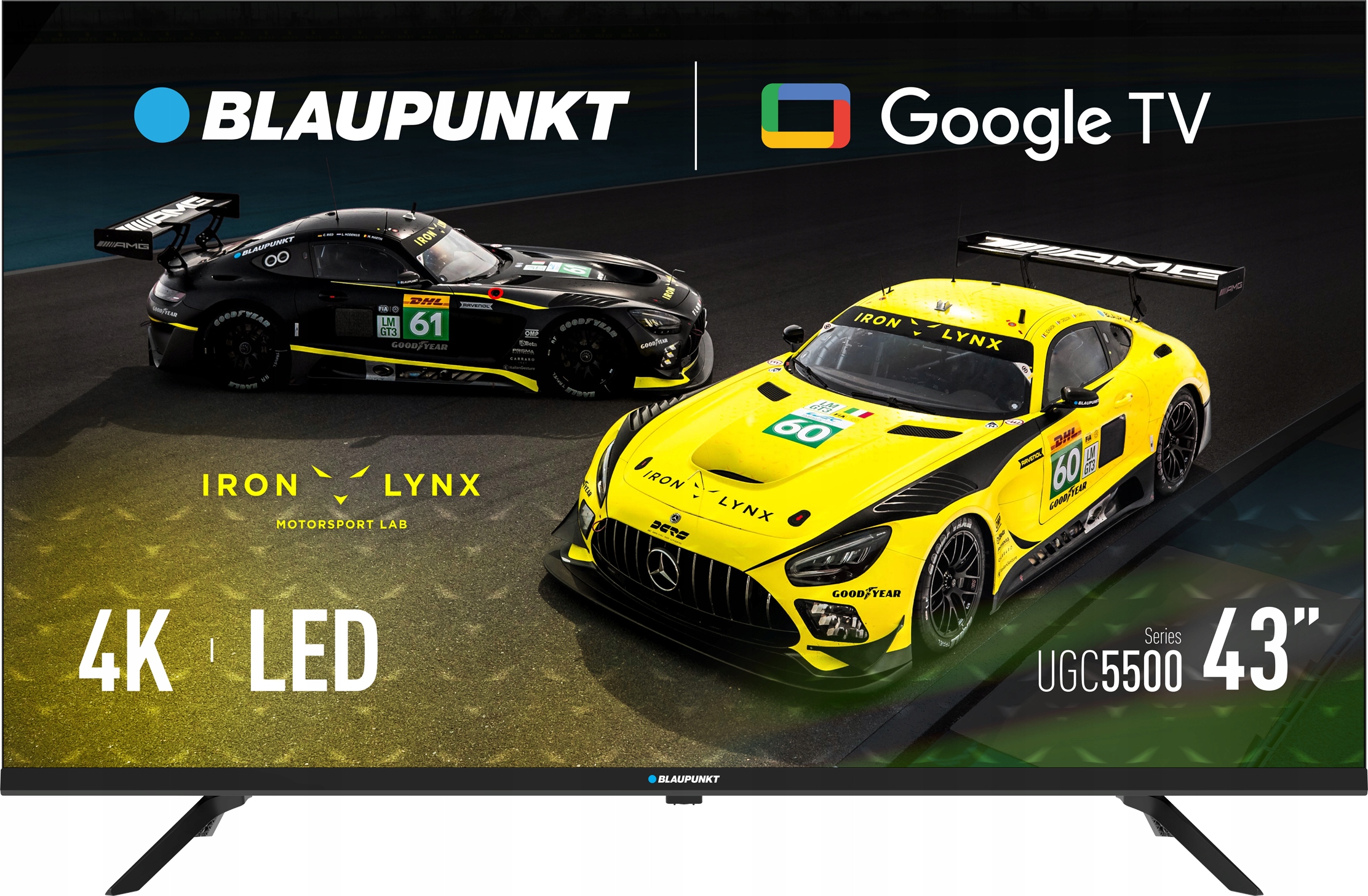Blaupunkt 43UGB5500S 43 Cale Dled 4K Uhd Google Smart Tv Bluetooth Dvbt T2