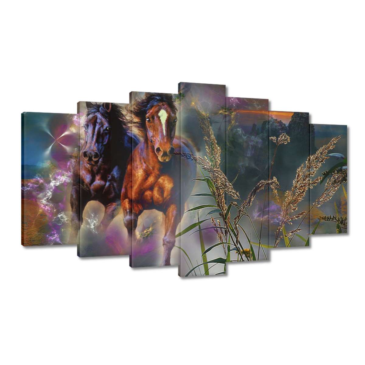 Obrazy 140x80 Cválající koně Kůň