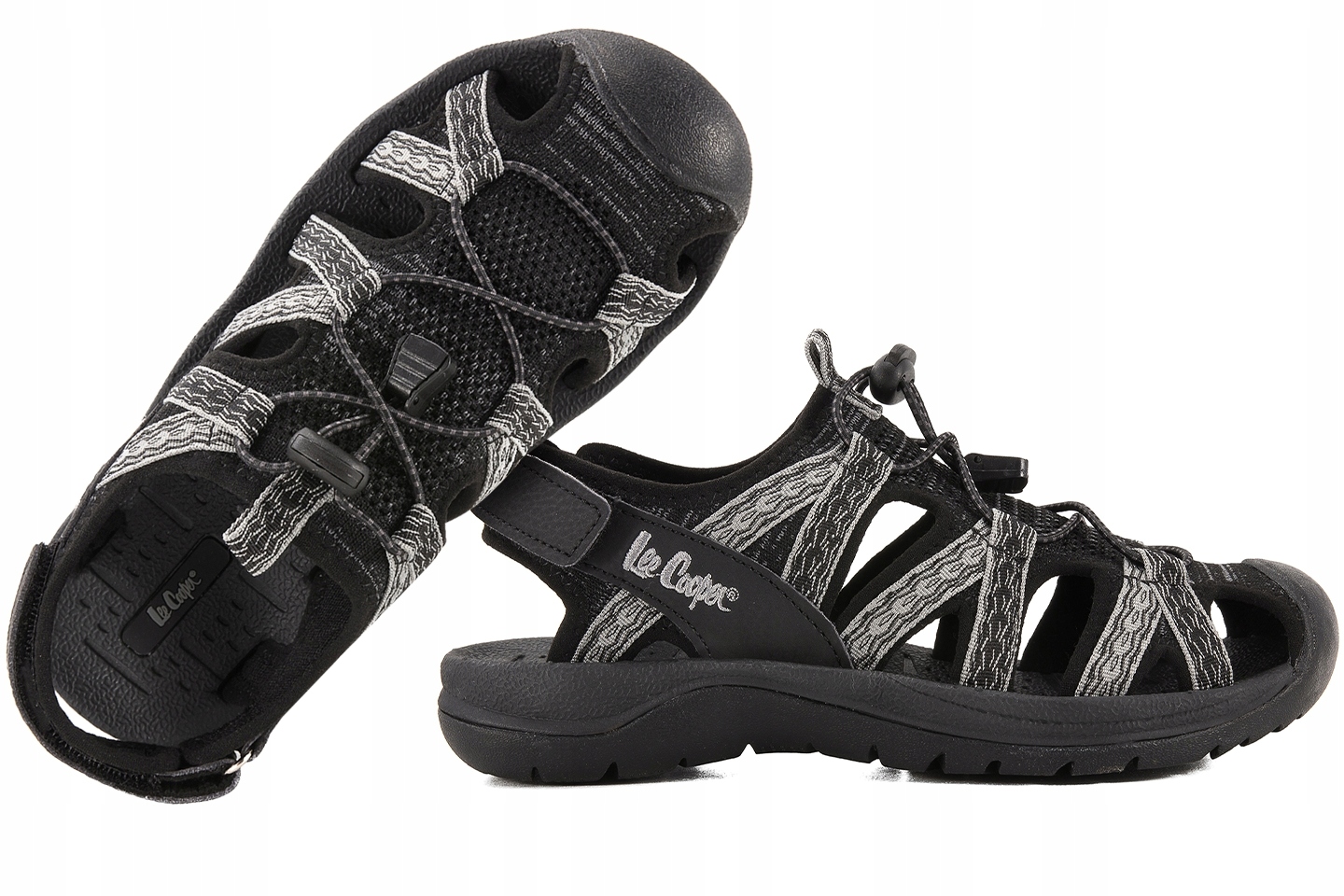 Lee Cooper LCW-24-03-2309L Chlapecké Pro Mládež Sandály Pu 40 Černá