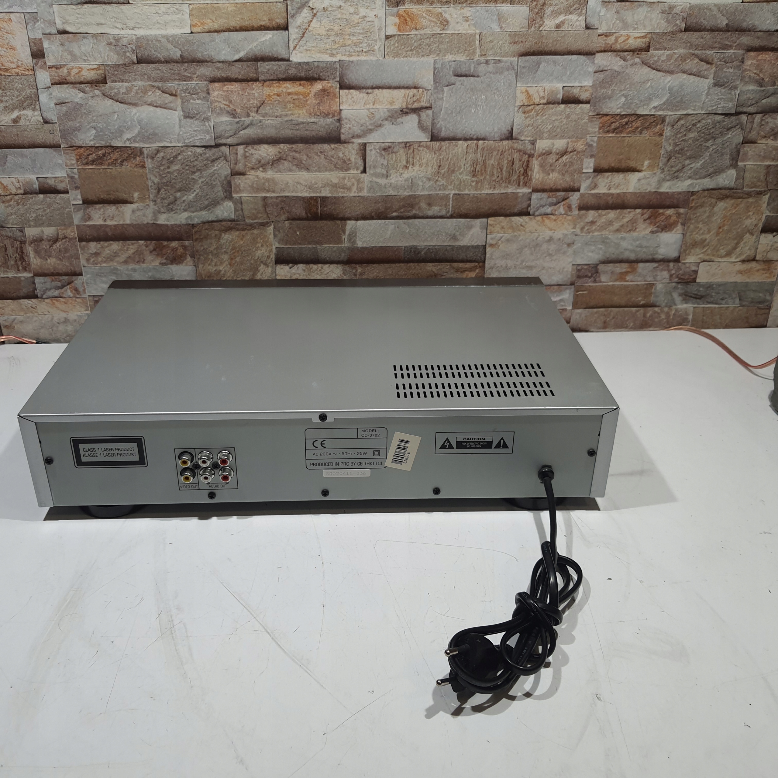 CD LENCO 3722 Rodzaj jednopłytowy