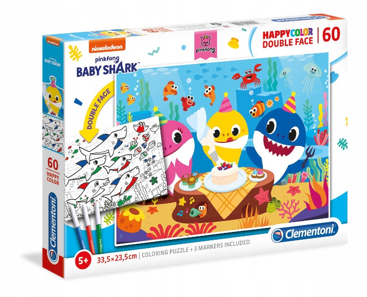 

Puzzle 60 el. Baby Shark Clementoni 26095