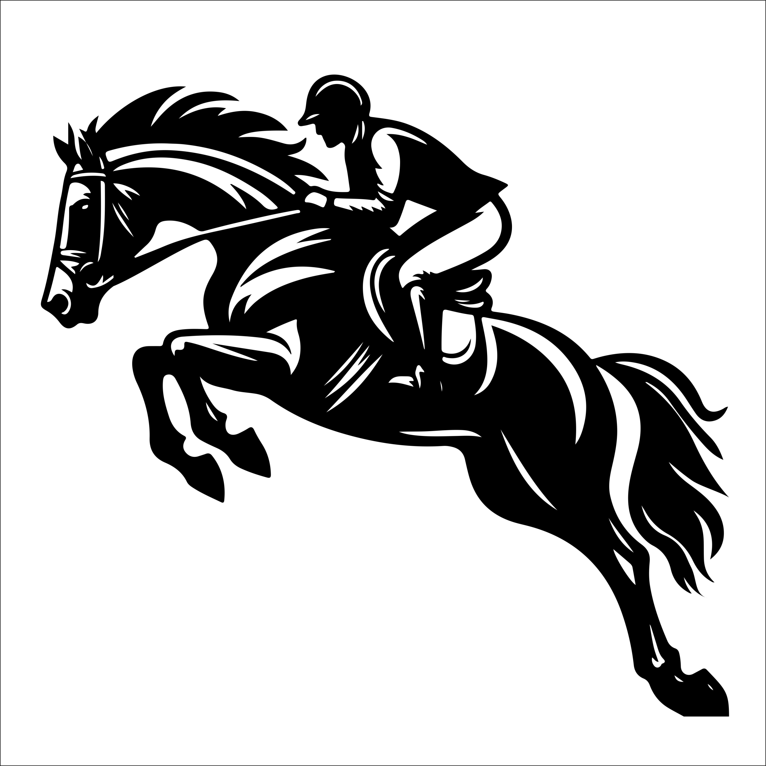 Šablóna na maľovanie, maliarska šablóna //kôň//