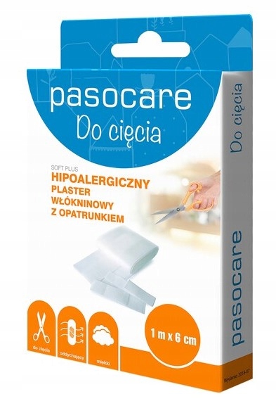 

Pasocare Soft Plus Plaster Włókninowy 1m x 6cm