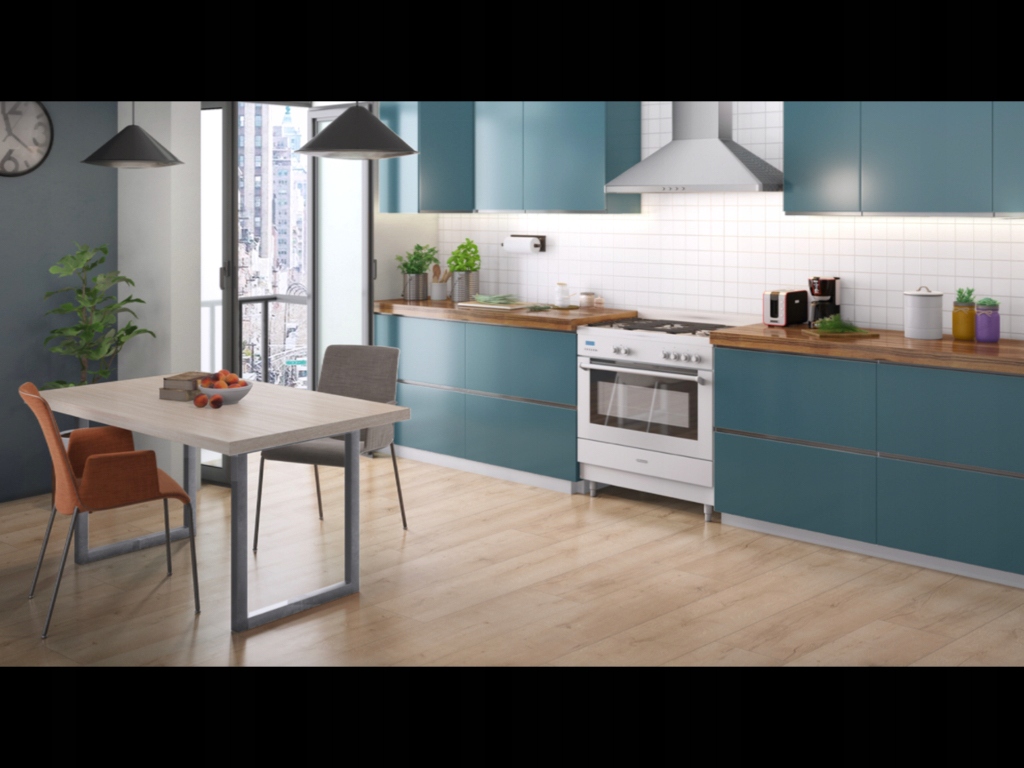 Fronty akrylowe Akryl-24 NIEBIESKI MAT 355x596 Marka inna