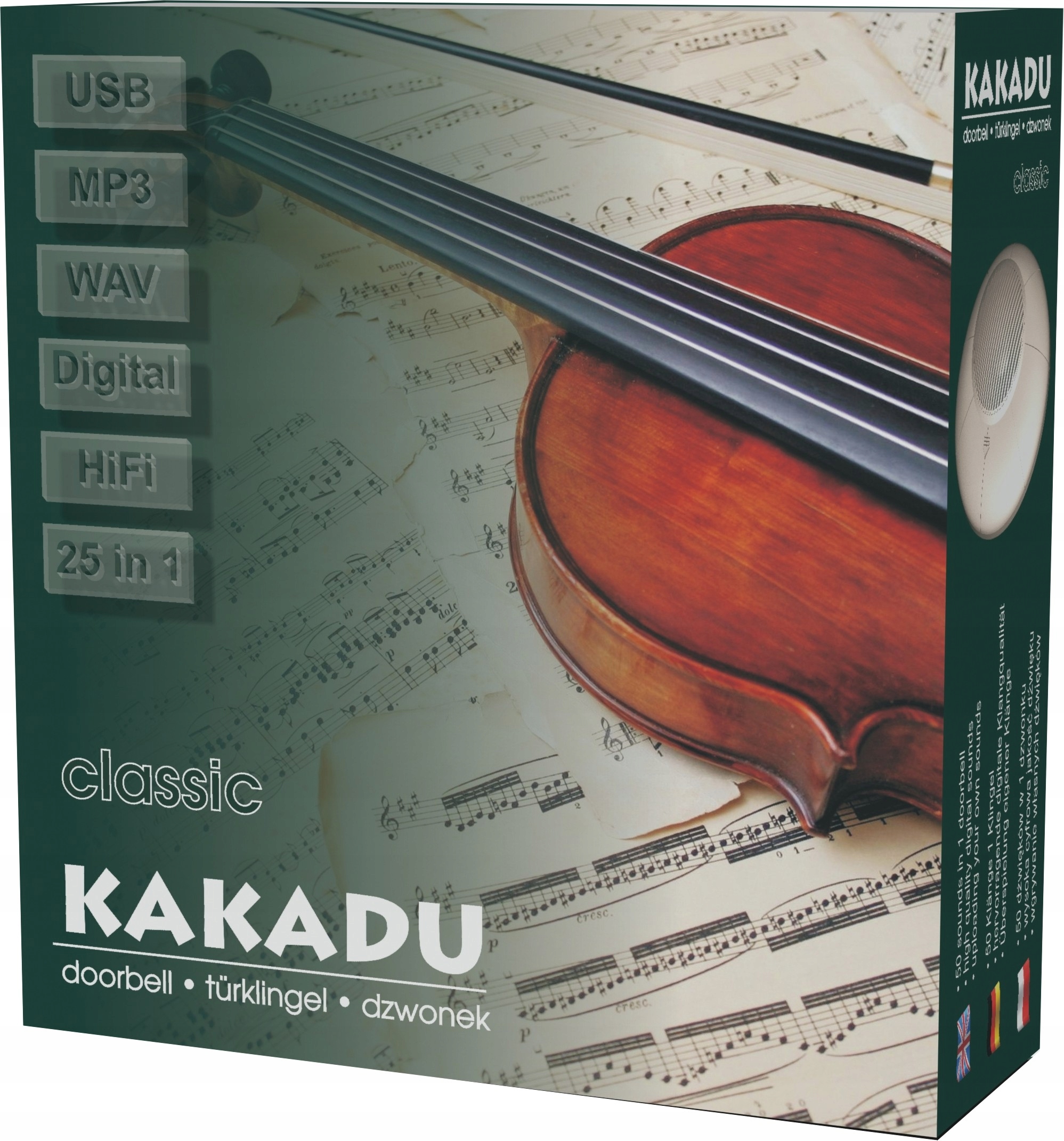 

Dzwonek Kakadu classic Usb #803