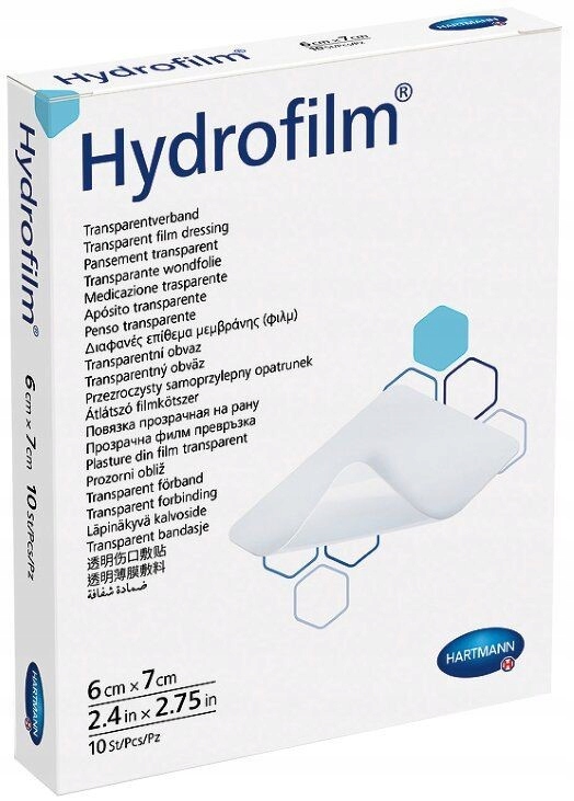 

Hartmann Hydrofilm 6cm x 7cm, 10szt.