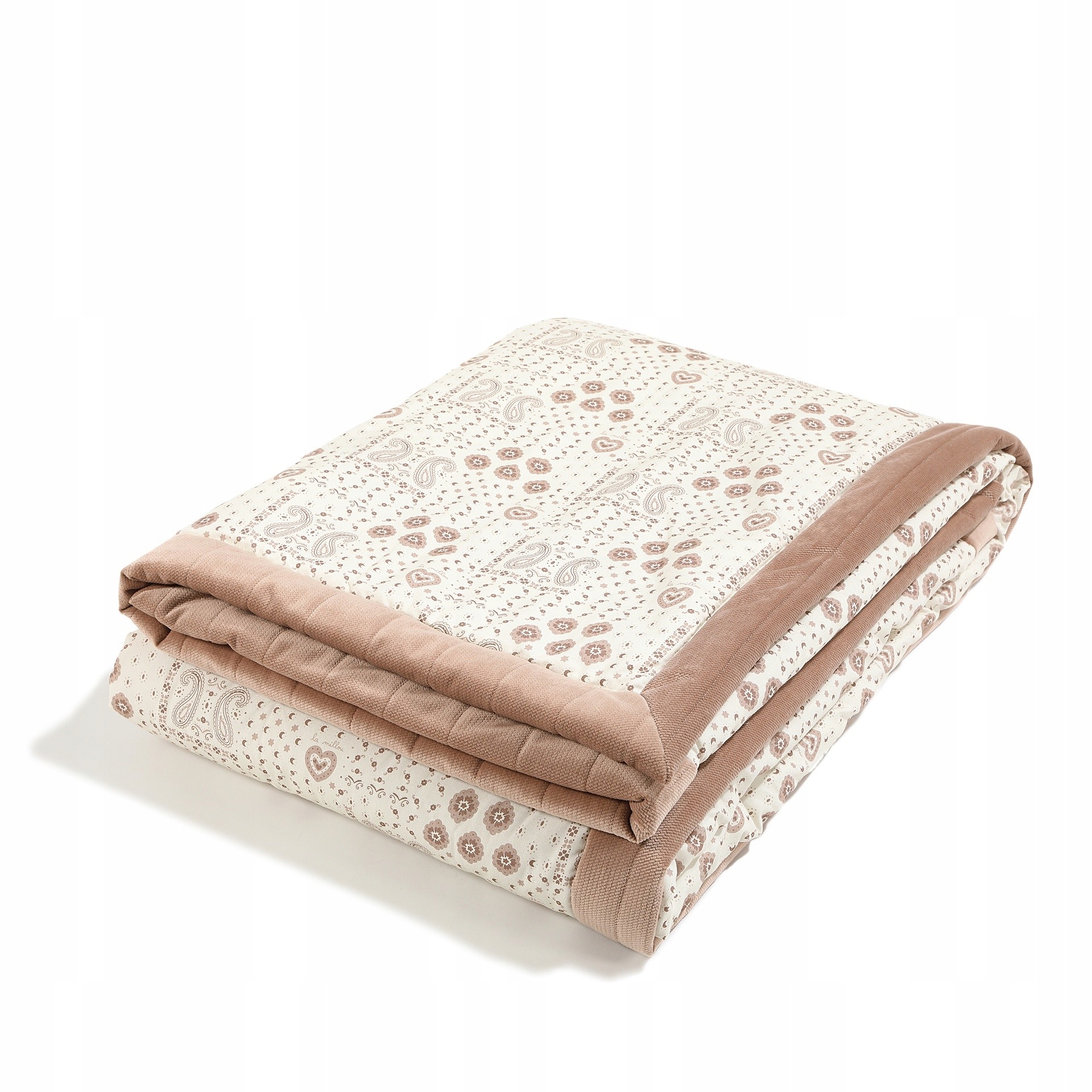 La Millou Ciepły Koc Velvet Bandana Cream XL