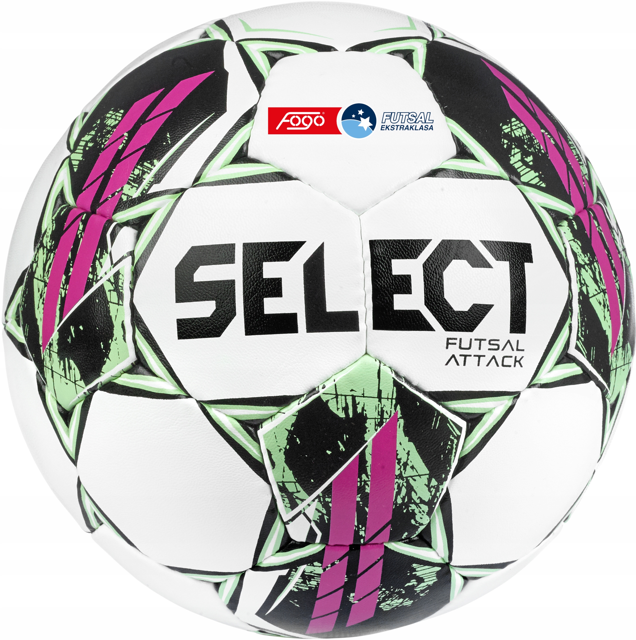 Select Piłka Futsal Attack Biały Ekstraklasa Fogo