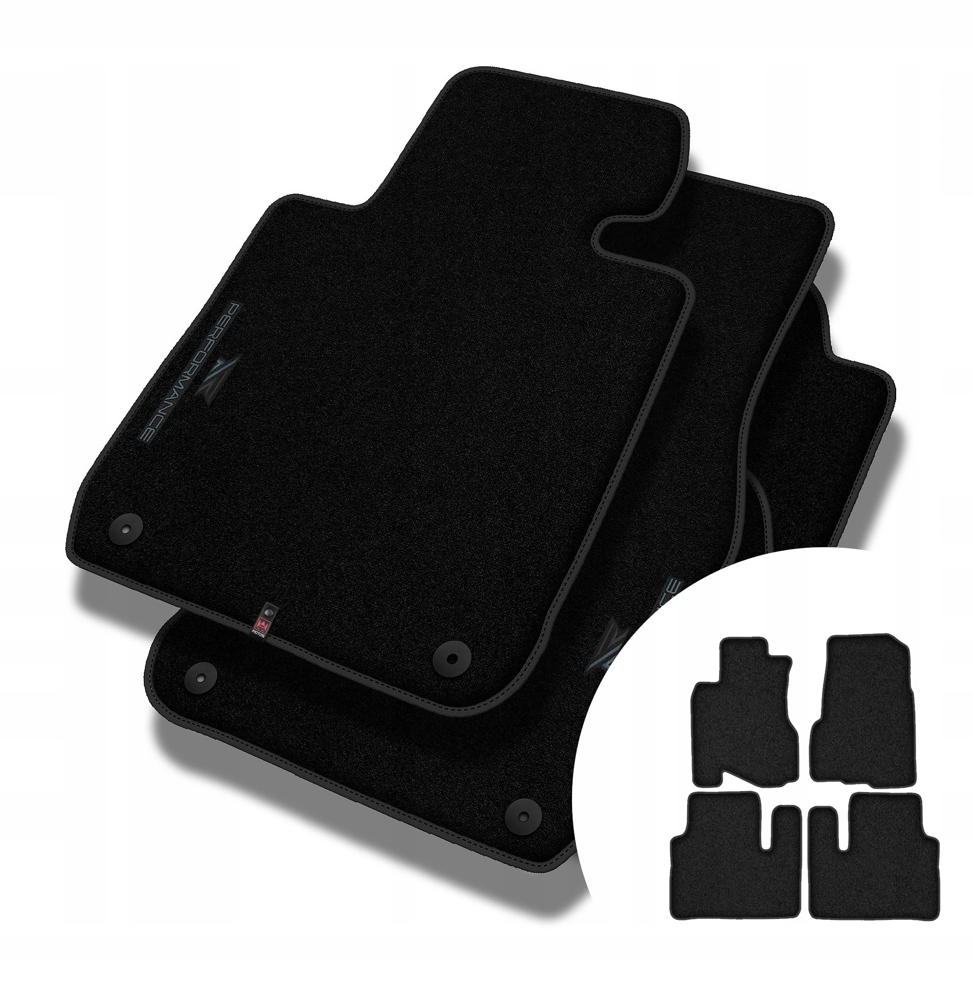 Velúrové koberčeky Performance Premium pre Honda Cr-v II 2002-2007