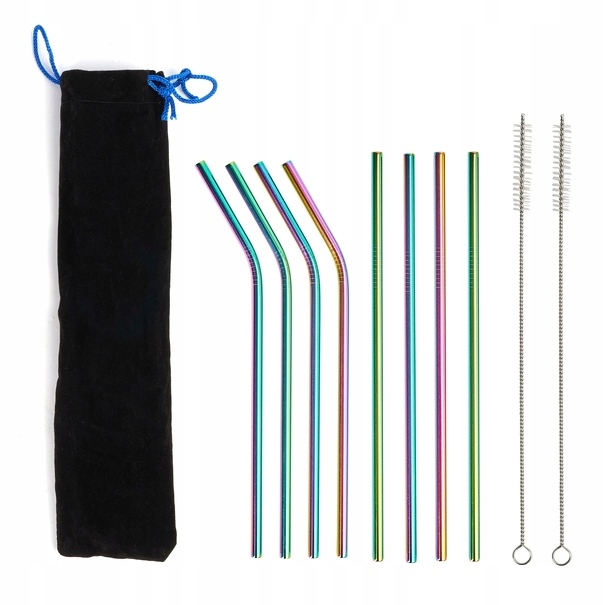 

Zestaw 8 Słomek +szczotki +pokrowiec Rainbow Tadar