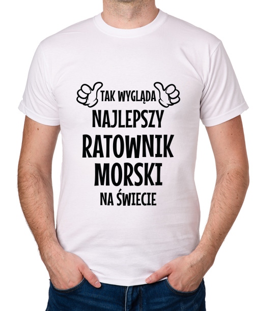 

koszulka Najlepszy Ratownik Morski prezent