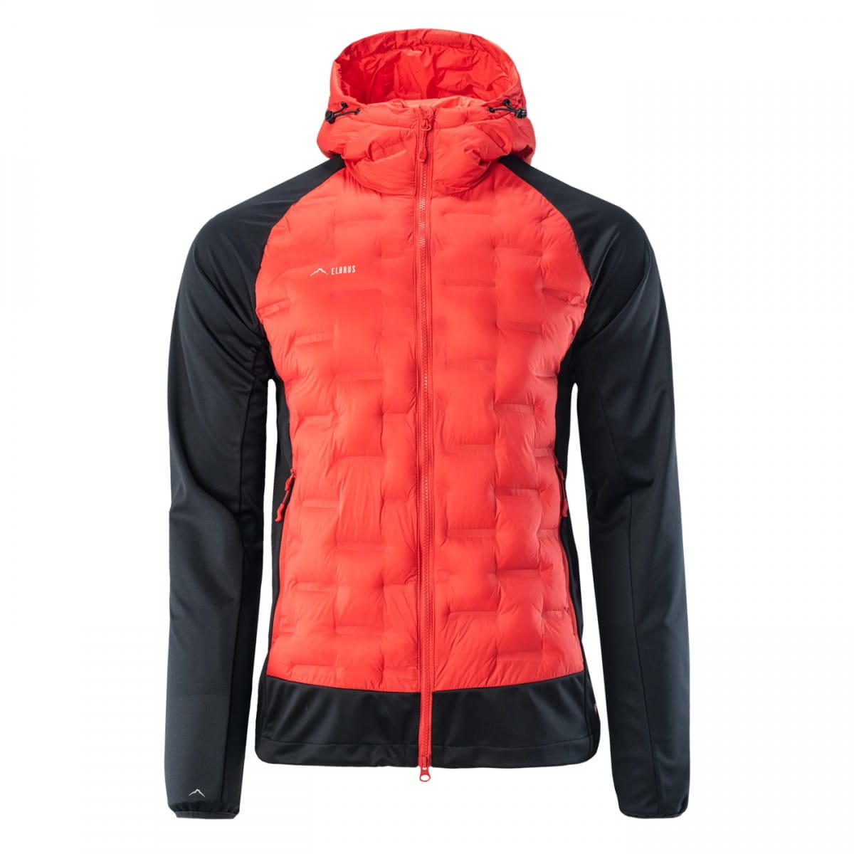 Kurtka męska z kapturem Elbrus lekka sportowa Pro Guard Hybrid Red/black S